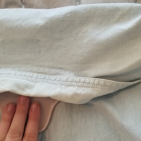 Land's End blue button down - Picture 4 of 7